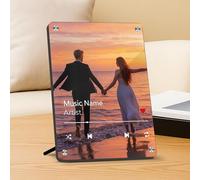 Placa Spotify Personalizada con Foto y Canción - Toca para Reproducir Música - Marco de Fotos Musical Personalizado, Regalo Original para Aniversario, Cumpleaños, San Valentin, Boda, Parejas, Novia