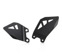 Placa Talón Clavija Pie Motocicleta para Kawasaki para ZX10R para Ninja 2011-2020 Protector Cilindro Maestro Freno Trasero Motocicleta Reposapiés(Negro)