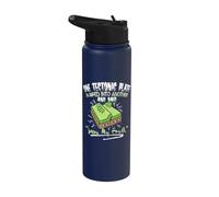 Placa tectónica: «Lo siento, mi culpa», cita divertida, ciencia del terremoto Stainless Steel Insulated Water Bottle