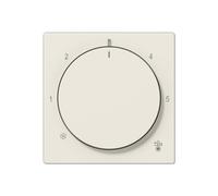 Placa termostato. A, color blanco marfil (referencia: JUNG A1749BF)