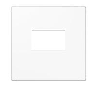 Placa toma USB LS, color blanco alpino (referencia: JUNG LS1969USBWW)