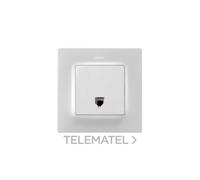 Placa tomas RJ11 y RJ12 blanco mate Simon Simon 82 concept - 8200062-090