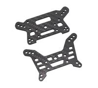 Placa Torre Choque Delantera Trasera Piezas Para Mjx Para Hyper Go 7303 1/7 | Fibra Carbono Torre Amortiguador Placa Delantero Trasero Para RC Car Upgrades Y Repuestos Kit Set Mejora