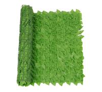 Placa trasera artificial, pantalla decorativa de hojas, rollo de valla de hiedra falsa | serpientes de jardín flexibles, protección de privacidad de pared verde, capa de hojas resistente a la