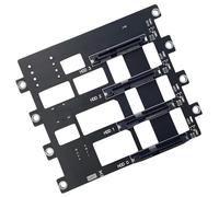 Placa trasera de disco duro de 6 Gbps para SFF8643 a 4 luces LED de ranura, 2 interfaces de ventilador y plano posterior de disipación de calor