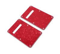 Placa Trasera De Guitarra Eléctrica, 2 uds. De Golpeador De PVC, Placa De Cubierta De Cavidad De Guitarra De Diseño Estándar para Tocar (perla roja)