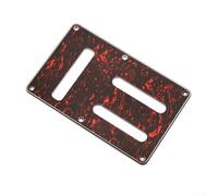 Placa trasera de guitarra eléctrica para IBANEZ IB Series PVC Construcción 142,2 x 89,6 mm contorno con cubierta de cableado 1+2 para fiabilidad operativa (D)