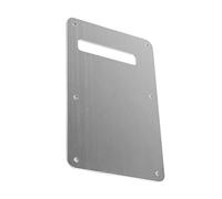 Placa Trasera de Guitarra Eléctrica, Placa Trasera de Aluminio Decorativa Estable para Guitarra Eléctrica de Fiesta (SILVER)