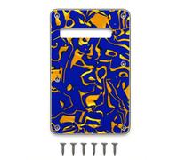 Placa trasera de guitarra Strat de 6 agujeros para Fender Stratocaster estándar de Estados Unidos/México (carcasa azul)