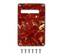 Placa trasera de guitarra Strat de 6 agujeros para Fender Stratocaster estándar de Estados Unidos/México (tortuga roja)