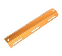 Placa trasera técnica de buceo con acero SS304 y aluminio ligero para tanque individual (oro)