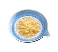 Placa Trituradora De Cerámica: Rallador De Ajo Y Jengibre, Herramienta De Trituración De Cocina Hecha A Mano, Superficies De Preparación De Alimentos | Diseño De Abrasión Suave, Estilo Fácil De Limpia