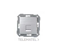 Placa V&d plana cg para 1 rj-45 amp aluminio frío Simon 82 Detail - 82005-93