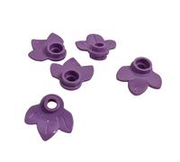 Placa vegetal LEGO 1x1 redonda con 3 hojas - Elige color y cantidad (MPN: 32607)