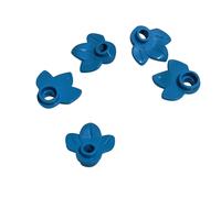 Placa vegetal LEGO 1x1 redonda con 3 hojas - Elige color y cantidad (MPN: 32607)