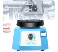 Placa vibratoria de yeso, 70 W, 220 V, placa vibratoria de dientes ajustable con pies antivibración, oscilador de laboratorio eléctrico redondo para moldeo de dientes, moldeo de goma, laboratorio y