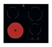 Placa Vitrocerámica 4 Zonas 6500W Serie 300 LRR6430CK (Negra/Inoxidable) - ELECTROLUX