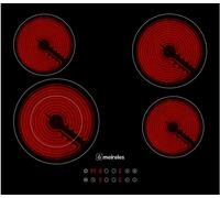 Placa Vitrocerámica 4 Zonas MV 1607 (Negra) - MEIRELES