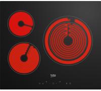 Beko HIC63402T hobs Negro Integrado Cerámico 3 zona(s)