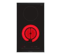 Placa vitrocerámica Bosch PKF375FP2E - 2 zonas, 30 cm, 3500 W