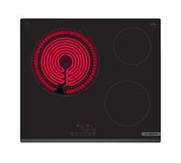 Placa Vitrocerámica Bosch Serie 4 3 Zonas 5700W Negra - PKK631BB8E