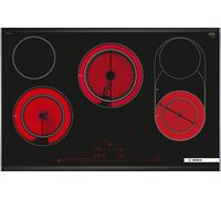 Bosch Serie 8 PKM875DP1D hobs Negro, Acero inoxidable Integrado Cerámico 5 zona(s)