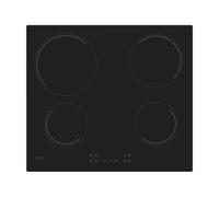 Placa Vitrocerámica Candy CH64CCB/4U2 59cm 4 Zonas Vidrio Cerámico Negra Integrada