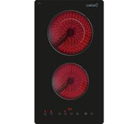 Placa vitrocerámica Cata TD 3002 BK 2 Zonas táctil Sin Marco Integrada Negra