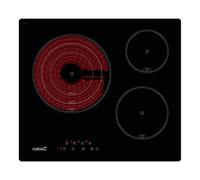 VITROCERAMICA INDEPENDIENTE RADIANTES CATA TT 6003 E-TECH 4 ZONAS COCCION ANCHO 59 CM