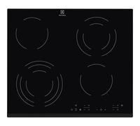 Placa vitrocerámica Electrolux EHF6343FOK Negro 60 cm 4 zonas Táctil