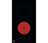 Placa Vitrocerámica Electrolux Serie 300 LHR3233CK 2 Zonas Táctil 30 cm Negra