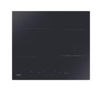 Placa Vitrocerámica Integrable 59cm 4 Zonas 4900W Vidrio y Cerámica, Control Táctil Negro