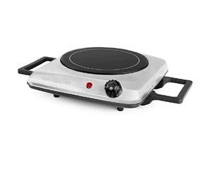 Placa vitrocerámica portátil 1200W. Diámetro superficie de cocción: 177mm. Cuerpo de acero inoxidable.