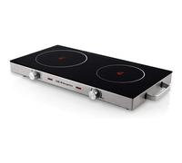 Orbegozo PCE 6000 Placa Vitrocerámica Portátil 2 Zonas 2800W