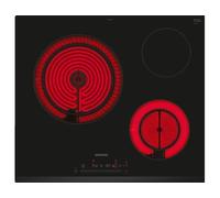 Siemens iQ300 ET631FKP8E Placa Vitrocerámica 3 Zonas 60 cm Negra