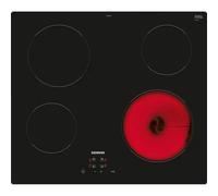 Placa vitrocerámica Siemens iQ100 ET61RBEA1E 4 zonas táctil 60 cm negra