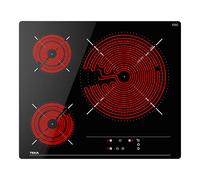 Placa vitrocerámica Teka TBC 63632 TTC BK - Touch Control, 3 zonas, 60 cm