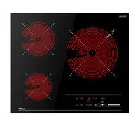 Teka TBC 63620 - Vitrocerámica de 3 fuegos Ø 27, 18 y 14 cm