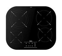 TEKA Placa Vitrocerámica 60 cm, 4 Zonas High Light, Touch Control con Seguridad, Power Plus, Stop & Go, Programador 99 Min, Modelo TCC 64310 TTC BK