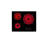 Placa vitrocerámica TEKA TZ 6320 con 3 zonas de cocción zona grande de 27cm 5600 W