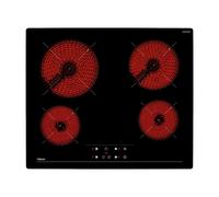 Teka TZ 6415 Placa Vitrocerámica 4 Zonas 60cm Negro