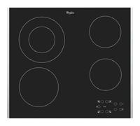 Placa vitrocerámica Whirlpool AKT 8130 BA 4 zonas control táctil negro