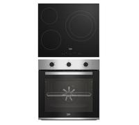 Placa vitrocerámica y horno multifunción beko bbse12122xd 56.7 cm