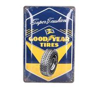 Placadecorativa metálica GOOD YEAR TIRES - 30 x 20 cm