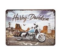 Placadecorativa metálica HARLEY DAVIDSON ARIZONA - 15 x 20 cm