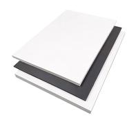 Placas aislantes de espuma, Hojas de tablero espuma PVC blanco 15 mm, paquete 3 tamaños múltiples(1.5x30x40cm)