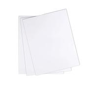 Placas aislantes de espuma, Paquete de hojas tablero espuma PVC blanco grueso 9 mm 3 tamaños múltiples(0.9x20x30cm)