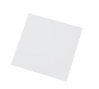 Placas aislantes de fibra cerámica, Lámina de enfriamiento cuadrada de cerámica de alúmina 96, 1 mm/2 mm de espesor, 10 mm-70 mm(60x60x1mm)