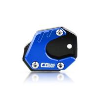 Placas Antideslizantes Los Pies Almohadilla Ampliadora De Pie Soporte Lateral para Motocicleta, para H&DA CB500F CB500 F 2013-2025(Blue2)