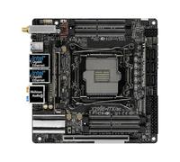 Placas Base Fit For ASRock X299E-ITX/ac con zócalo LGA 2066 Compatible con procesador Intel Core Serie X CPU X299 de Cuatro Canales DDR4 NVME M.2